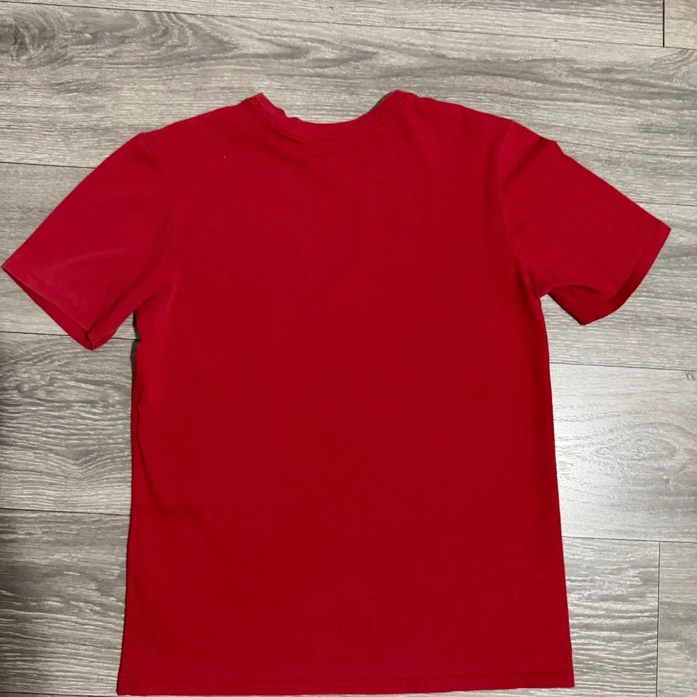 Jordan Dri-FIT Jumpman Logo Graphic T-Shirt Mens Small Red Short Sleeve Tee